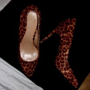 size 71/2   sexy leopard print  shoes womens 7.5 seven half 71/2 heels